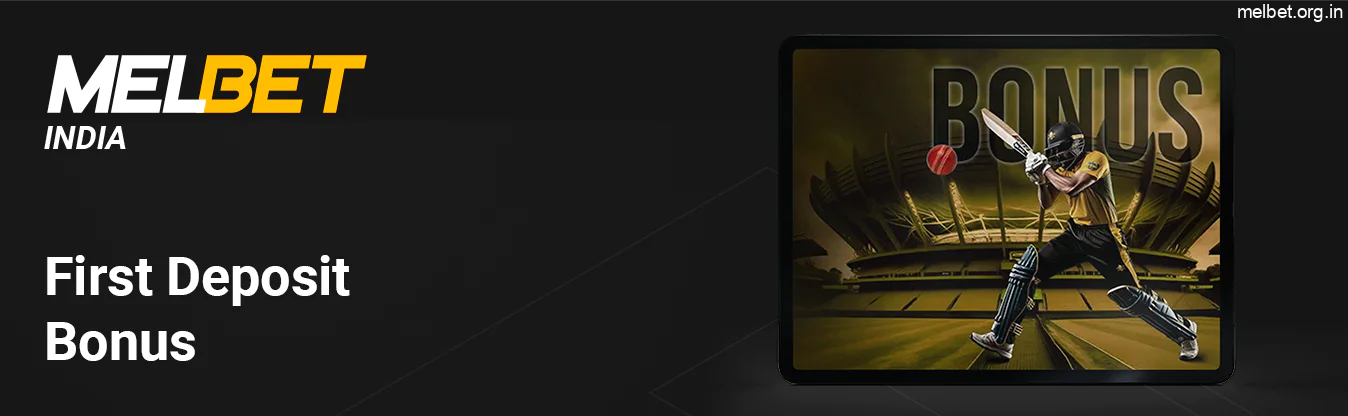 First Deposit Bonus - Up to 20,000 INR - Melbet